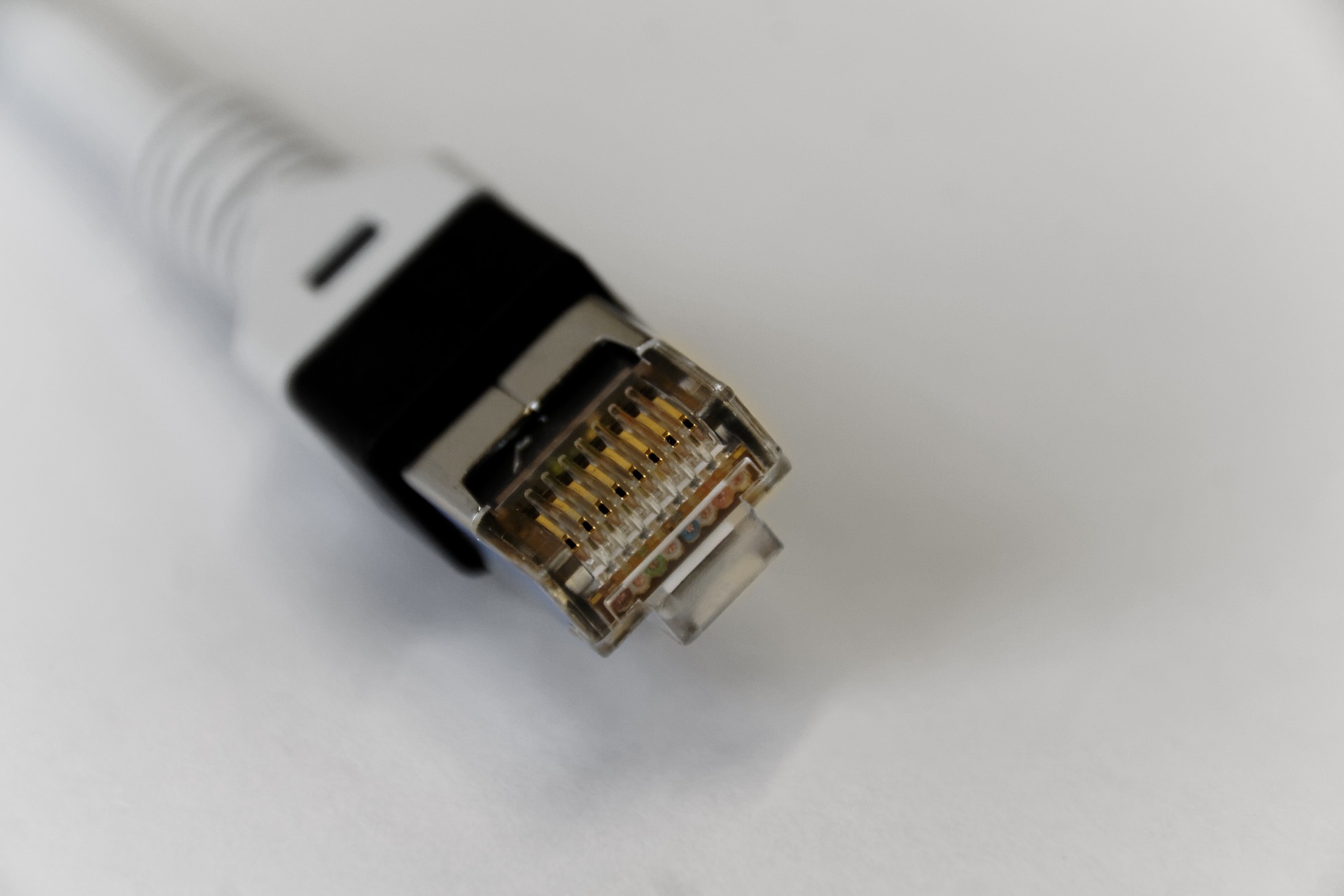 close up of a computer cable