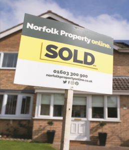 Norfolk Property Online for sale sign 